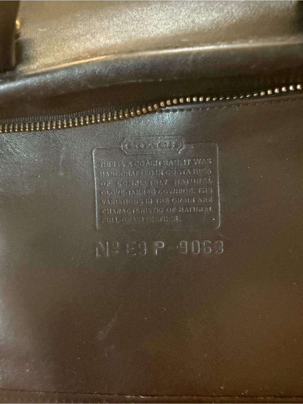 Vintage Coach purse. Black. - Picture 5 of 6